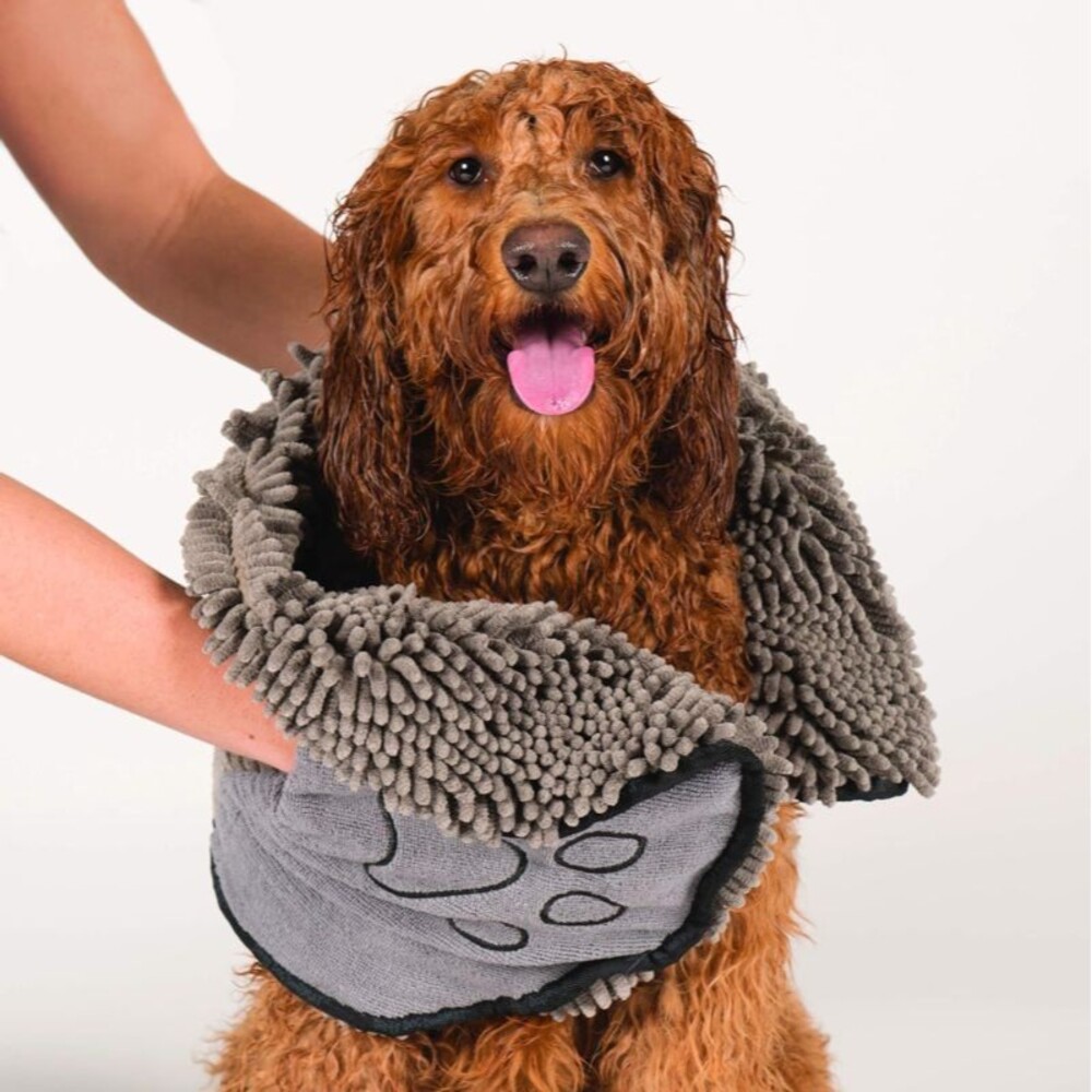 Shammy Dog Towels for Drying Dogs - Heavy Duty Soft Microfiber Bath Towel - Supe